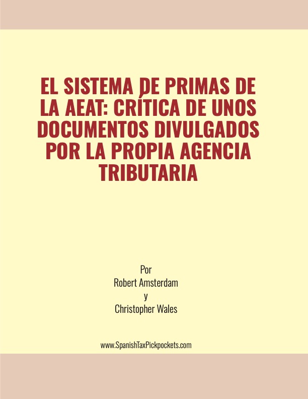 Informe: Sistema de Primas de la AEAT