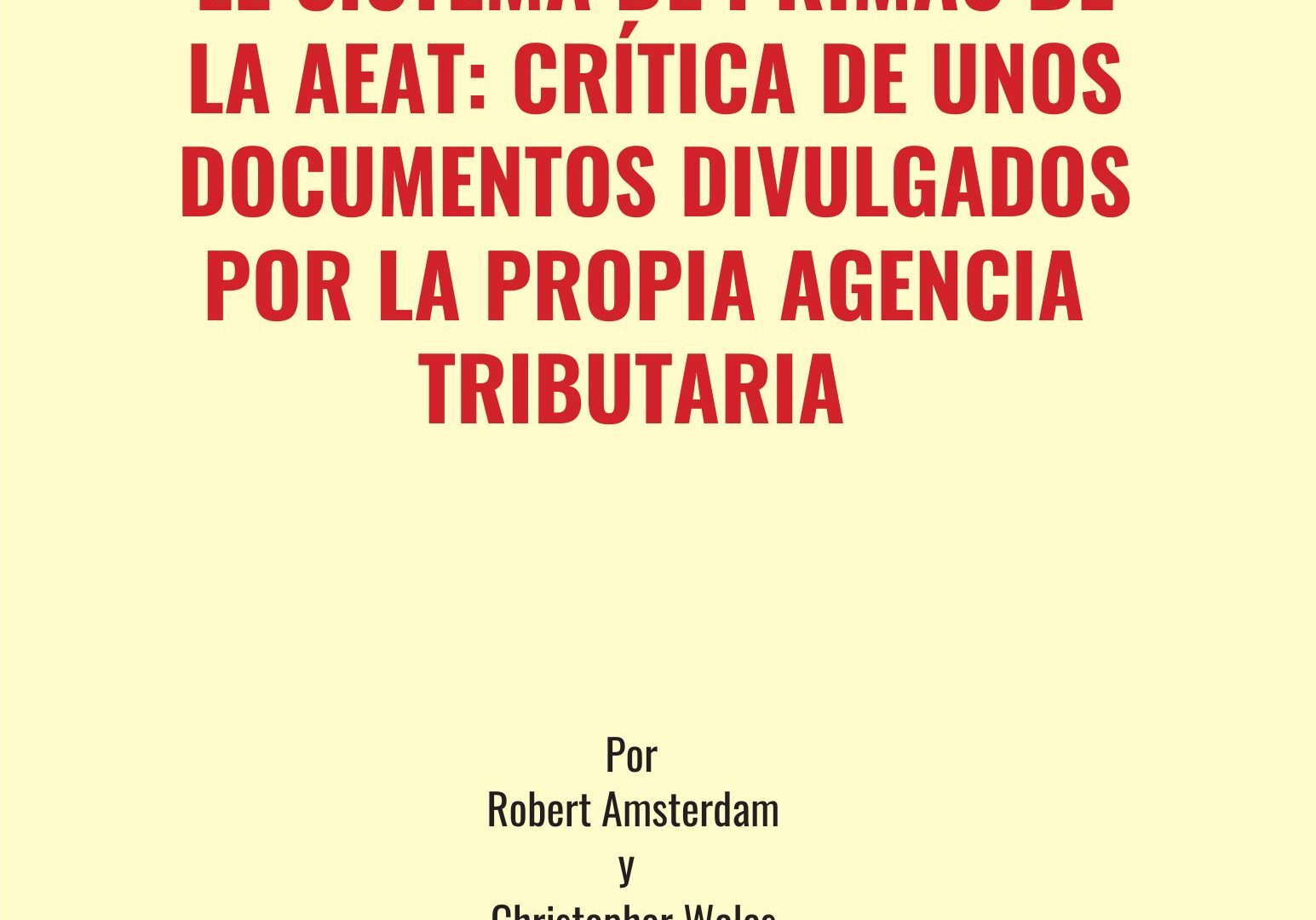 Amsterdam & Partners LLP Publishes Open Letter Demanding Full Transparency From Spain’s AEAT