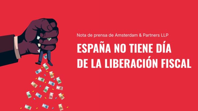 Nota de prensa: “España no tiene día de la liberación fiscal”